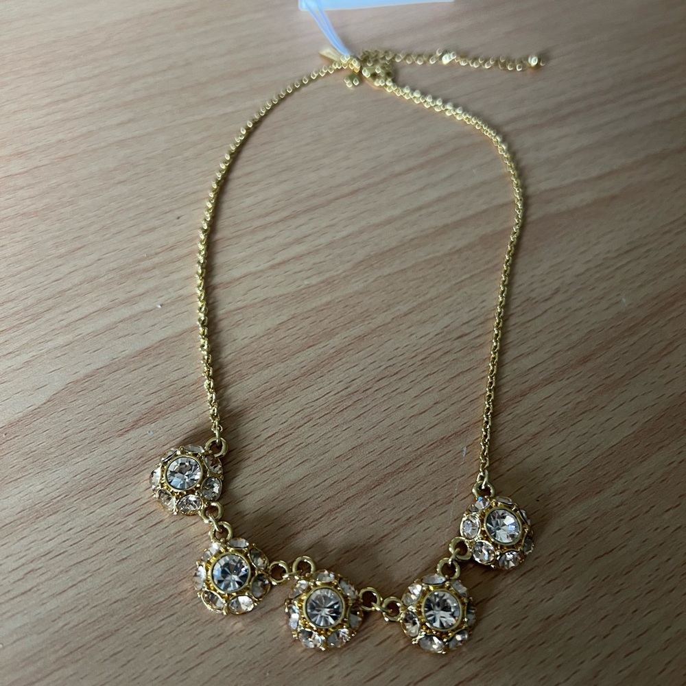 NWT Kate Spade Putting On the Ritz Row Necklace
